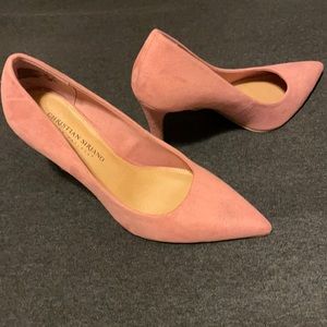 Blush pink heels!